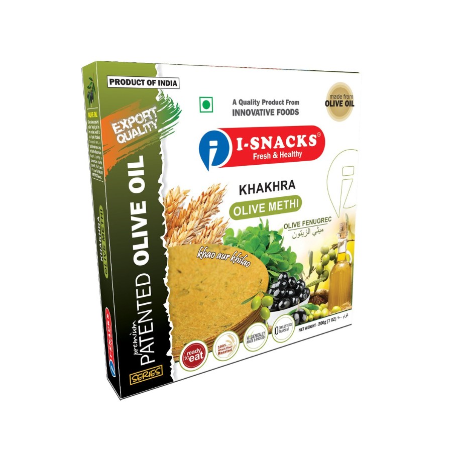 Olive Methi Khakhra 200g x 3packs