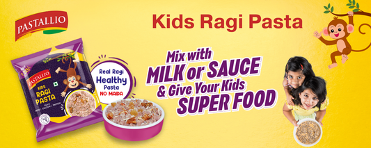 Ragi pasta for kids in fun wheel shapes with healthy recipes