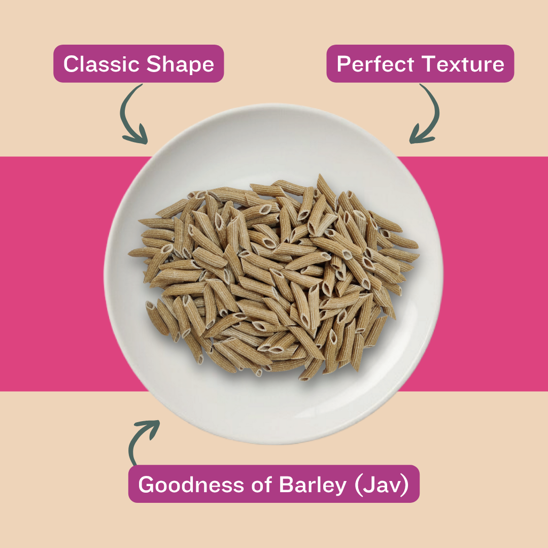 Pastallio Jav Pasta made of 100% Jav (Barley) Flour (2 Pack of 200g)