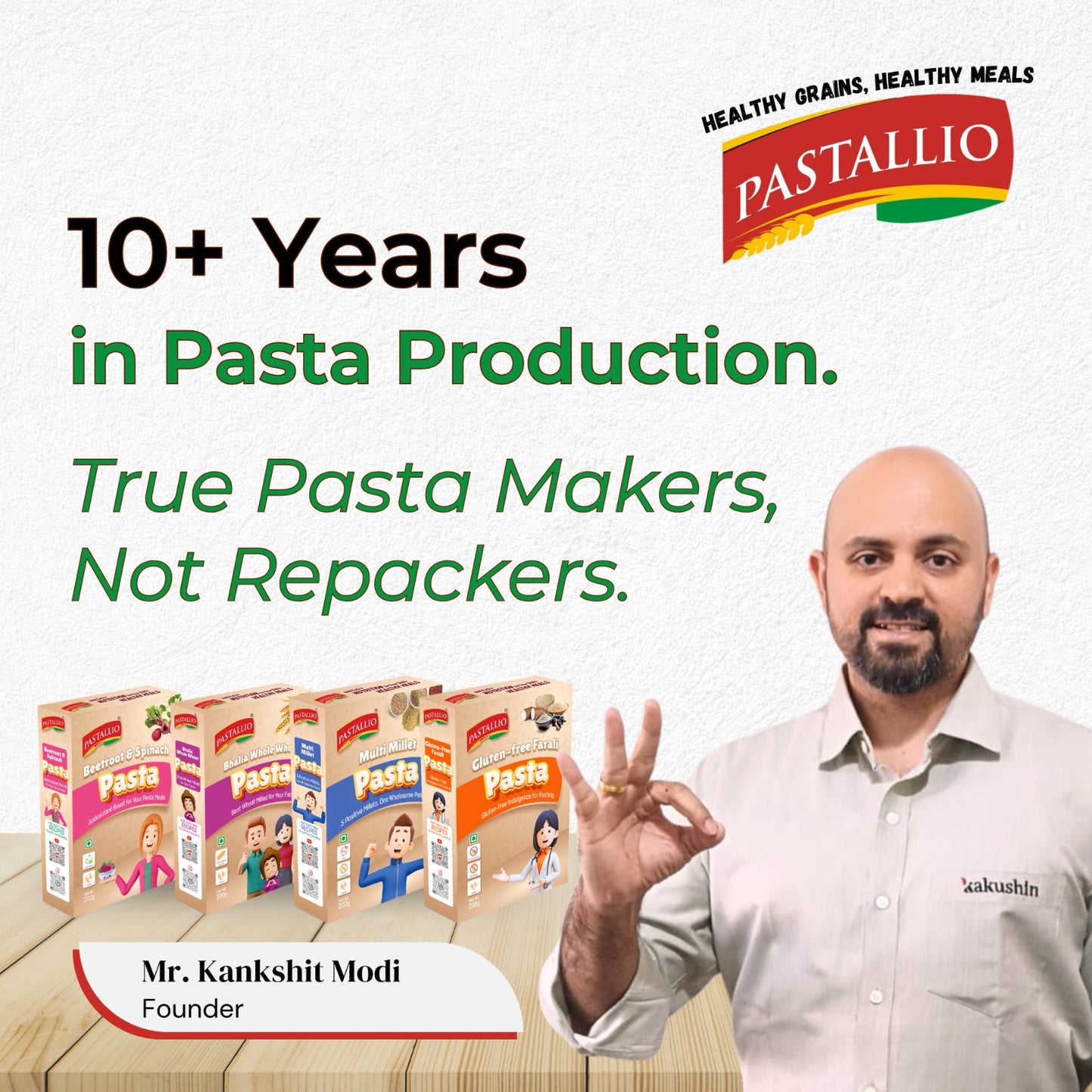 Pastallio Penne Rigate Pasta | 100% Durum Wheat Semolina | No Maida | Pack of 2 x 500g Packs (1kg Total)