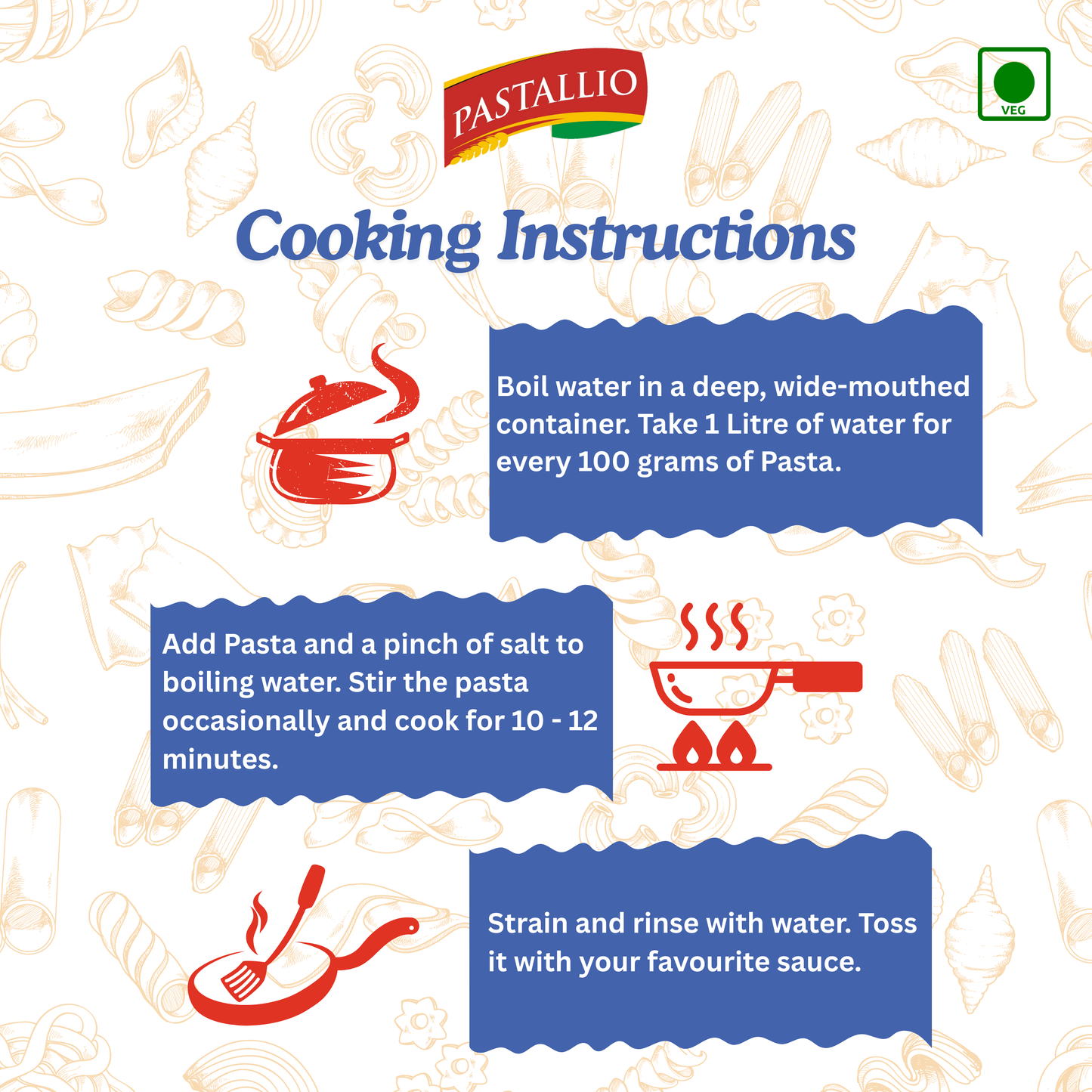 Pastallio Multi Millet Penne Pasta (2×200g) – Made with 5 Positive Millets | Vegan, No Maida & High Fibre