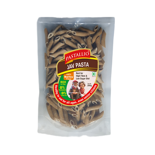 Pastallio Jav Pasta made of 100% Jav (Barley) Flour (2 Pack of 200g)