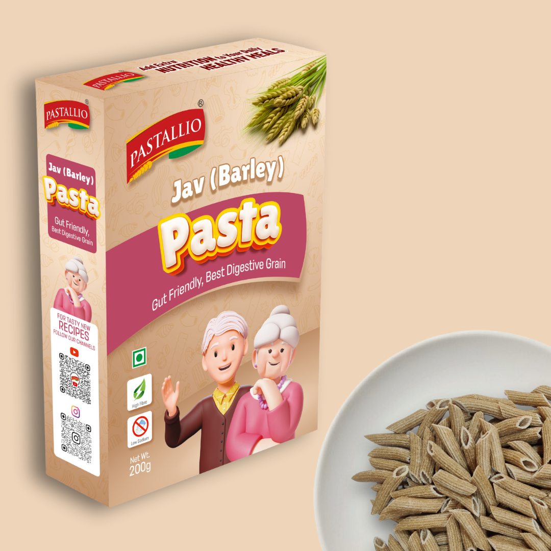 Pastallio Jav Pasta made of 100% Jav (Barley) Flour (2 Pack of 200g)