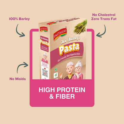 Pastallio Jav Pasta made of 100% Jav (Barley) Flour (2 Pack of 200g)