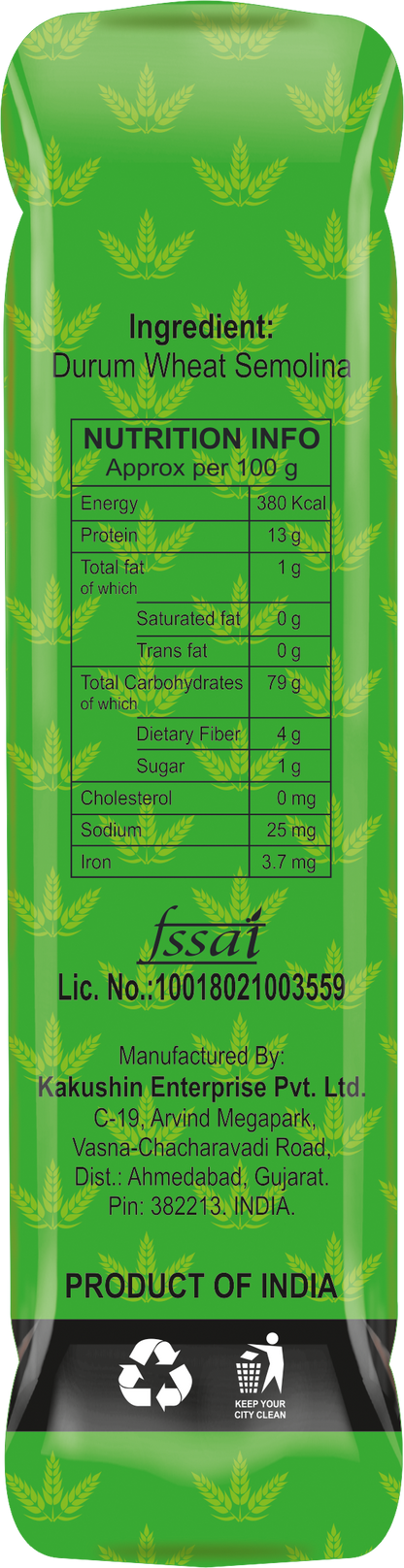 Pastallio Durum Wheat Semolina Shell Rigati (2 x 500g)
