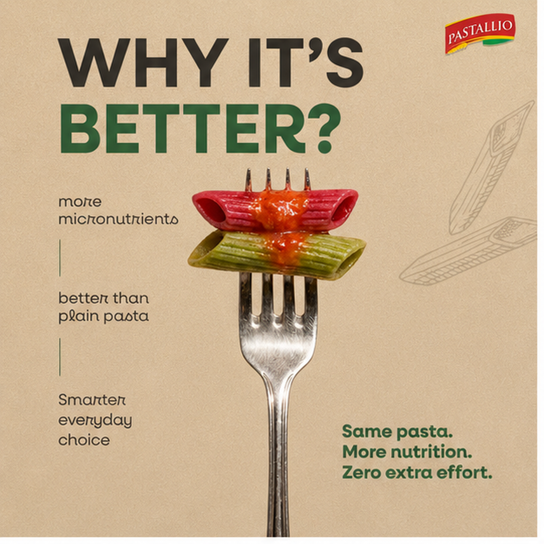 Pastallio Beetroot & Spinach Pasta made of Natural and Pure Beetroot powder and Spinach powder with Durum Wheat semolina (2 Pack of 200g)