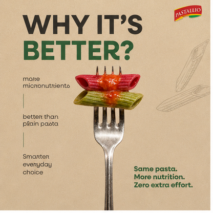 Pastallio Beetroot & Spinach Pasta made of Natural and Pure Beetroot powder and Spinach powder with Durum Wheat semolina (2 Pack of 200g)