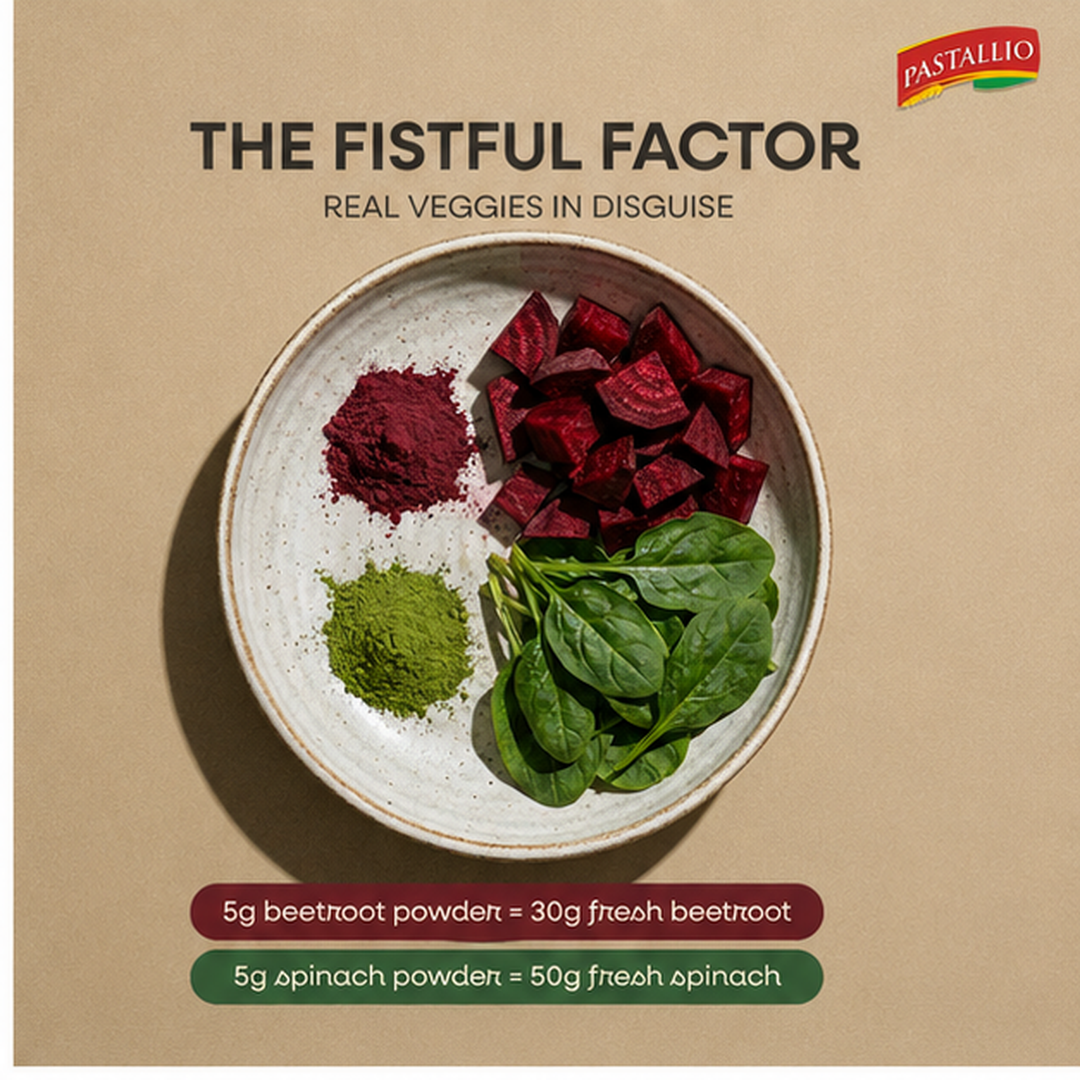 Pastallio Beetroot & Spinach Pasta made of Natural and Pure Beetroot powder and Spinach powder with Durum Wheat semolina (2 Pack of 200g)