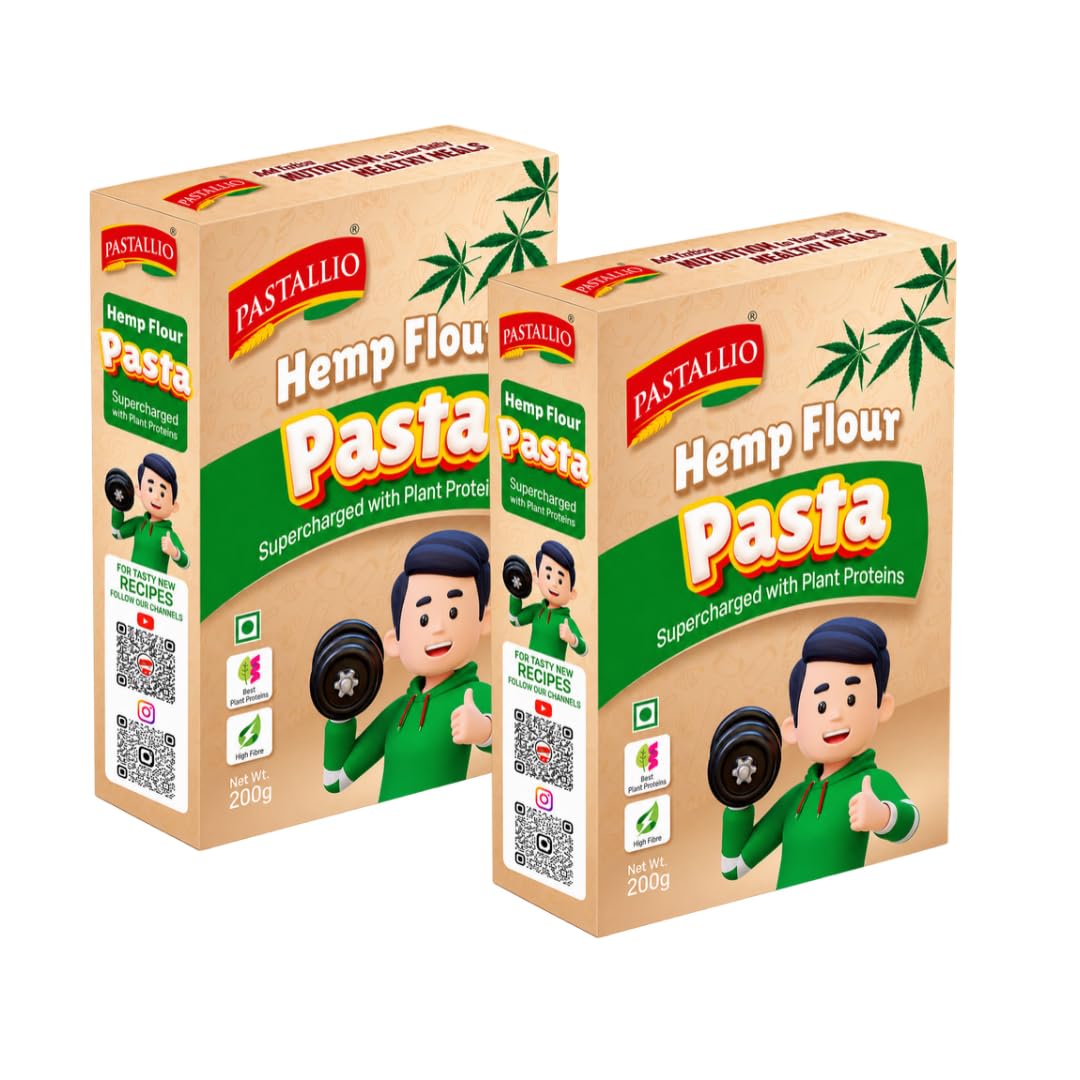 Pastallio Hemp Chifferi Elbow Pasta | High Plant Protein | 400g (200g x 2)