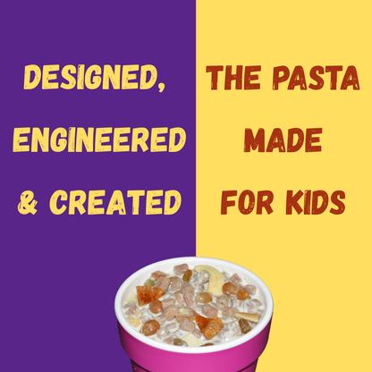 Pastallio Kids Ragi Pasta | Pack of 5 x 100g | Made with Ragi Flour (Finger Millet) & Durum Wheat Semolina | High in Protein, Calcium & Iron | No Maida | Healthy Millet Pasta for Kids | 100% Vegetarian