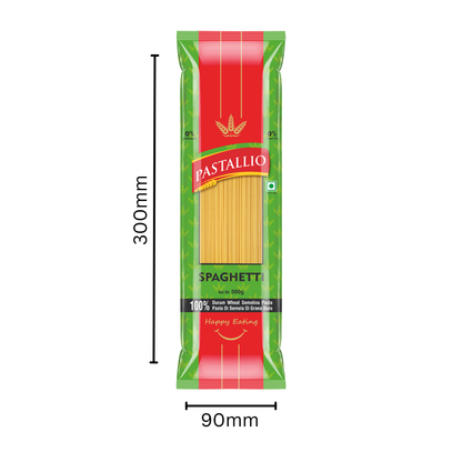 Pastallio 100% Durum Wheat Semolina Spaghetti Pasta | Pack of 2 x 500g | No Maida | High Protein | Vegetarian | Ideal for Red Sauce, White Sauce & Aglio e Olio Recipes